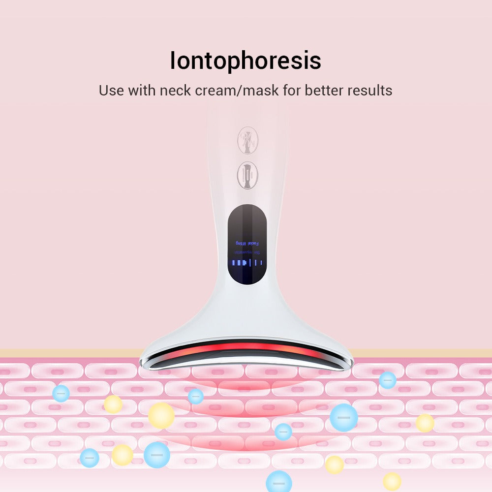 Neck & Face Sculpting Device | LED Light Therapy & Microcurrent Lifting