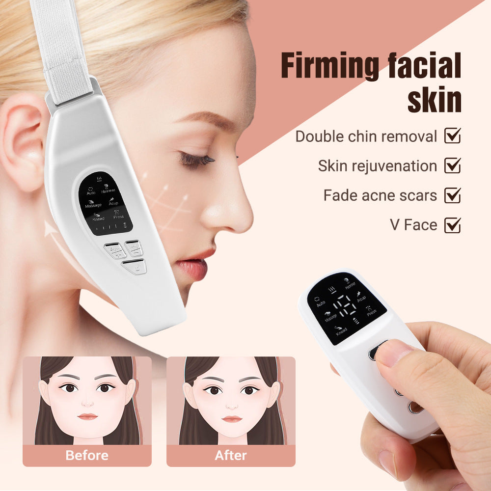 Lunavive™ EMS LED Facial Sculpting Device | Microcurrent Lifting & Light Therapy