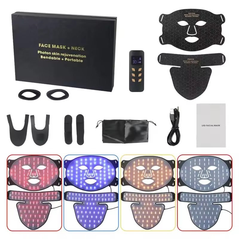 LUNAVIVE™ LED Face & Neck Mask - 7 Color Light Therapy