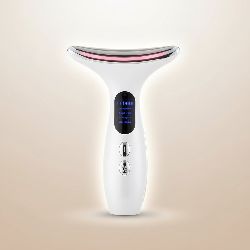 Neck & Face Sculpting Device | LED Light Therapy & Microcurrent Lifting