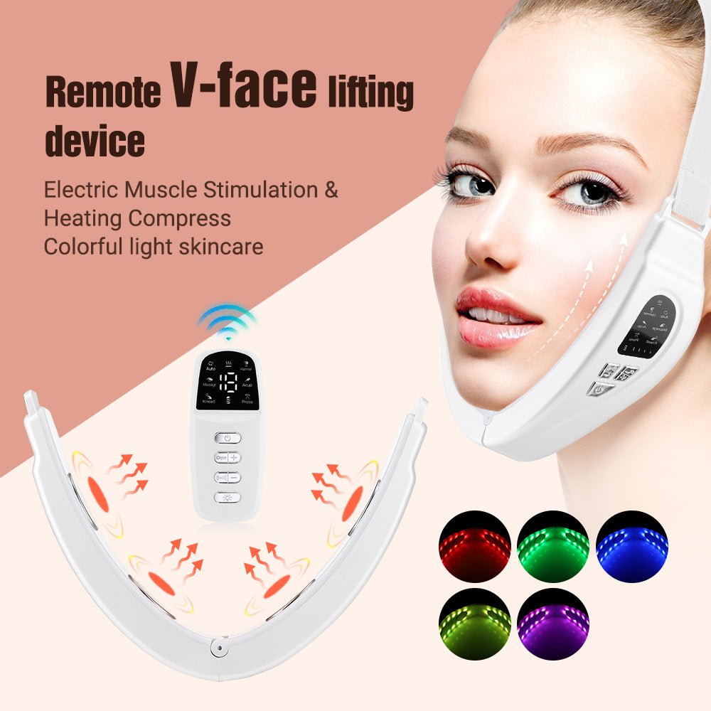 Lunavive™ EMS LED Facial Sculpting Device | Microcurrent Lifting & Light Therapy