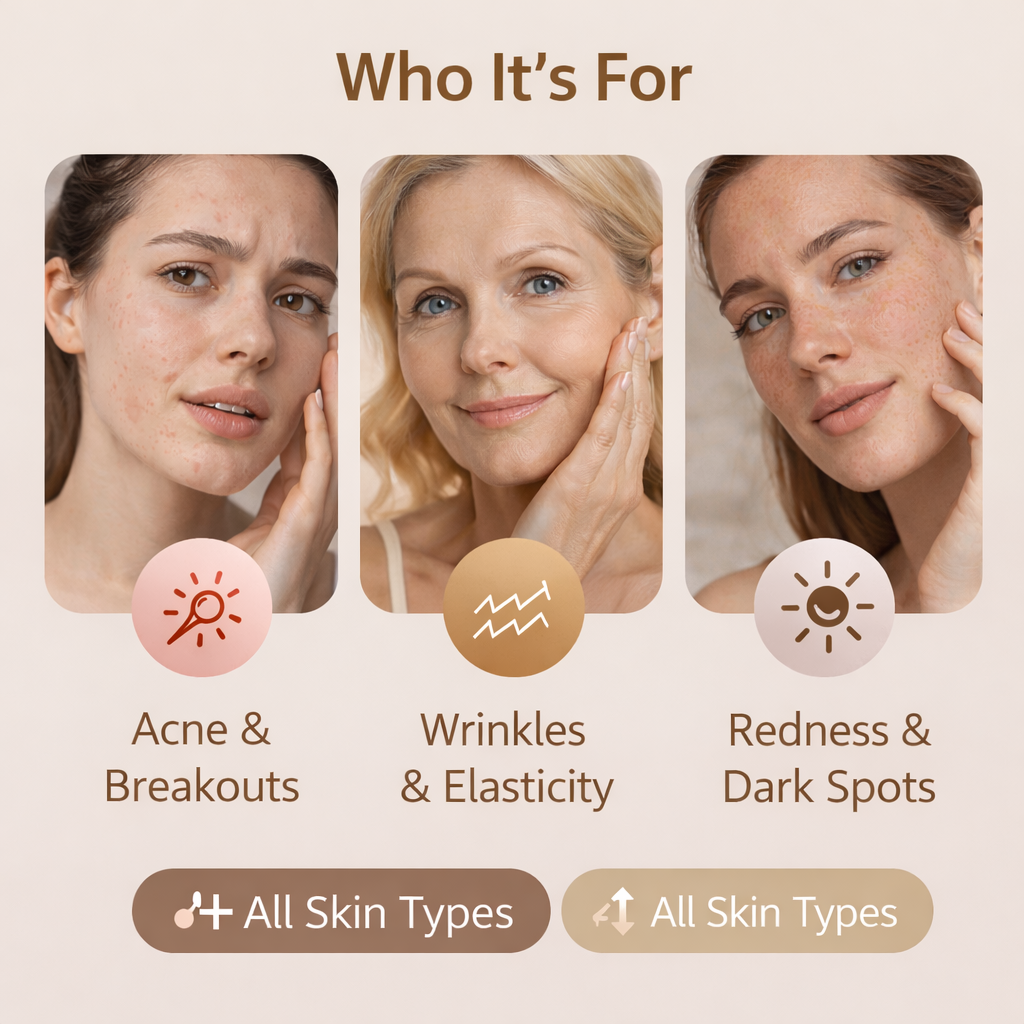 LumaGlow Pro - LED Light Therapy Face Mask